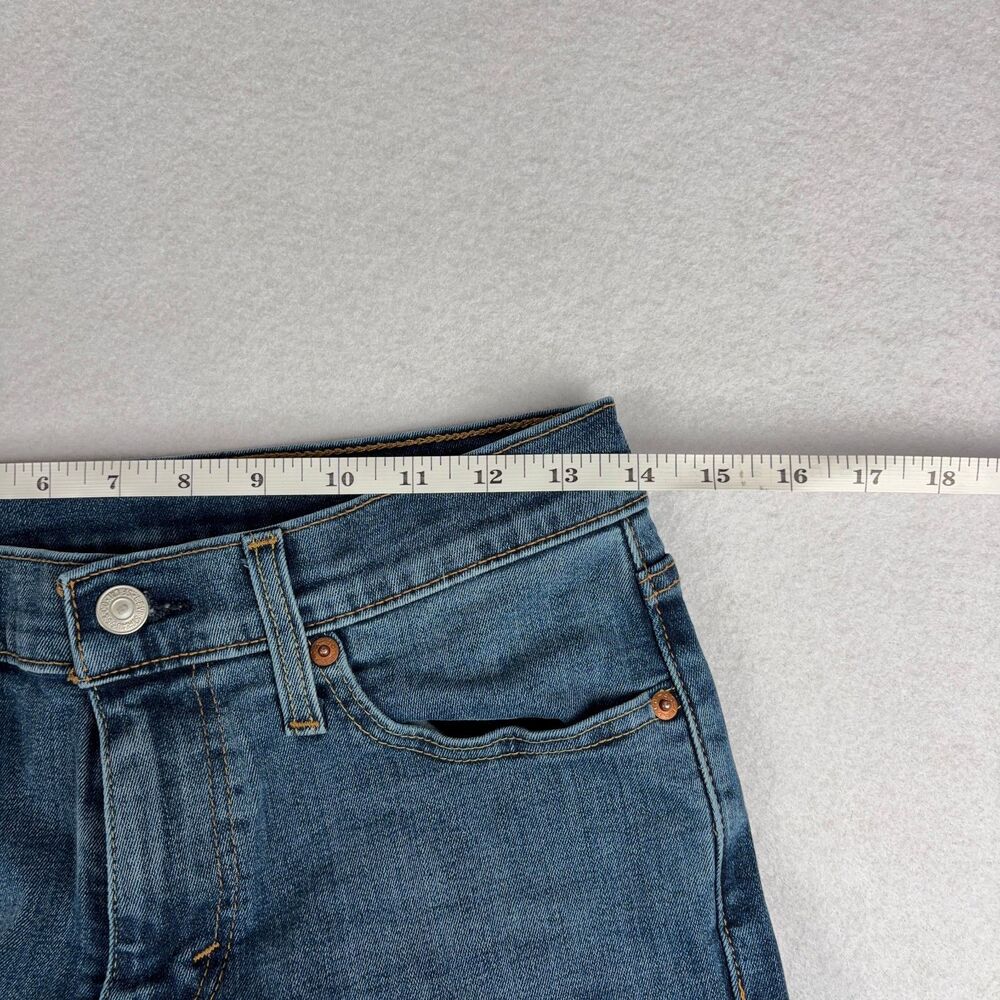 Levi's 511 Slim Fit Jeans Men's W29 L30 Light Wash Stretch Denim Classic euc - Picture 4 of 11